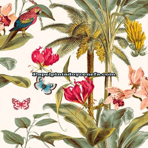 Rollo Papel Pintado Tropical Wallls Referencia  265-1012.