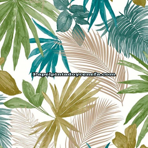 Rollo Papel Pintado Tropical Wallls Referencia  265-1014.