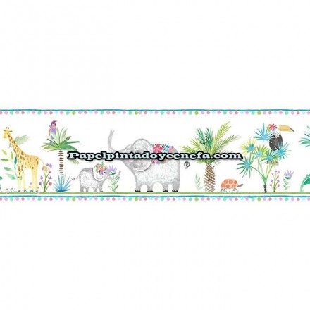Rollo Cenefa Papel Pintado Ho Lala Referencia  C-257-1462C.