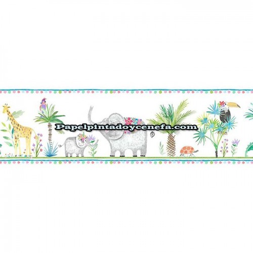 Rollo Cenefa Papel Pintado Ho Lala Referencia  C-257-1462C.