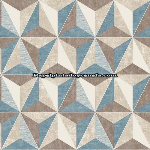 Rollo Papel Pintado Kubic Referencia  KUBIC-011.