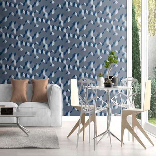 Rollo Papel Pintado Kubic Referencia  KUBIC-019.