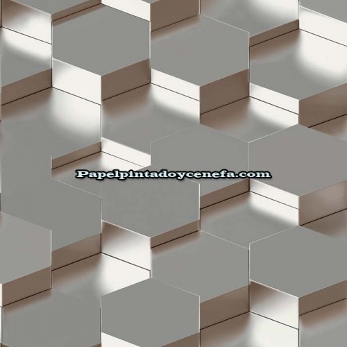 Rollo Papel Pintado Kubic Referencia  KUBIC-020.
