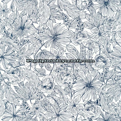 Rollo Papel Pintado Only Blue Referencia  ONB-102686205.