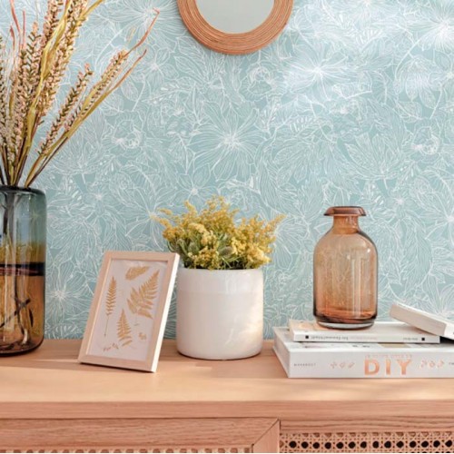 Rollo Papel Pintado Only Blue Referencia  ONB-102686205.