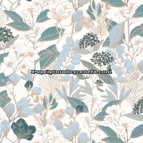 Rollo Papel Pintado Only Blue Referencia  ONB-102656260.