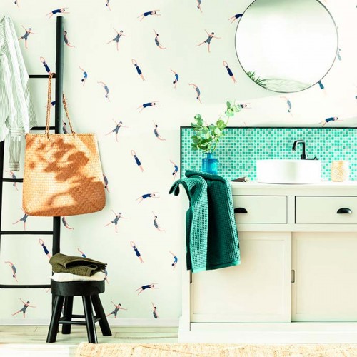 Rollo Papel Pintado Only Blue Referencia  ONB-102696049.