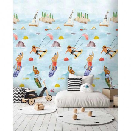 Mural Kate & Andy Referencia  M-INK7481.