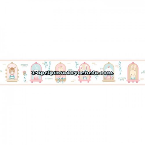 Rollo Cenefa Papel Pintado Pippo Referencia  C-051-PIP.