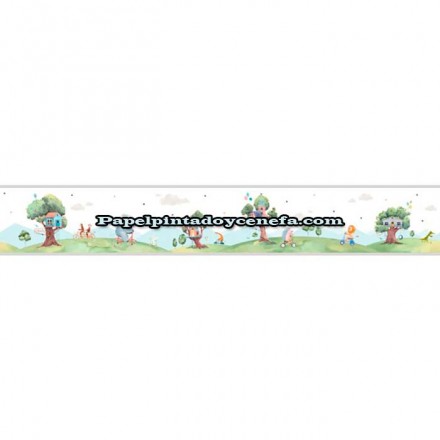Rollo Cenefa Papel Pintado Pippo Referencia  C-072-PIP.