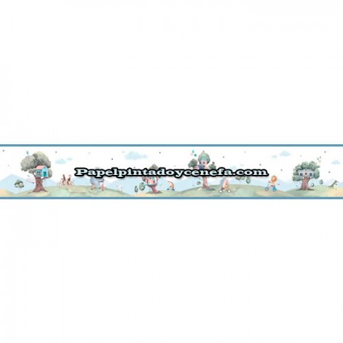 Rollo Cenefa Papel Pintado Pippo Referencia  C-077-PIP.