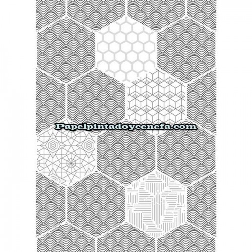 Mural LIGHT & DARK Referencia  M-INK7354.