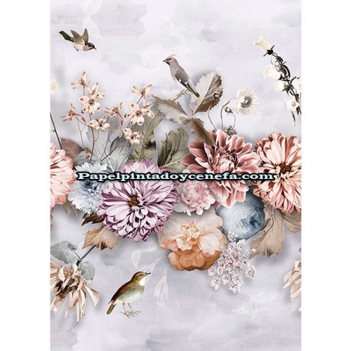 Mural FLORAL UTOPIA Referencia  M-INK7550.