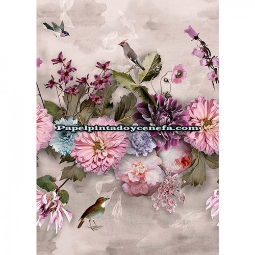 Mural FLORAL UTOPIA Referencia  M-INK7551.