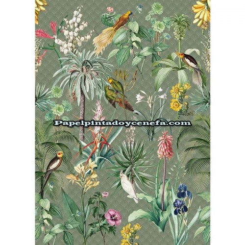 Mural FLORAL UTOPIA Referencia  M-INK7557.