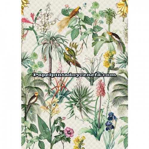 Mural FLORAL UTOPIA Referencia  M-INK7558.