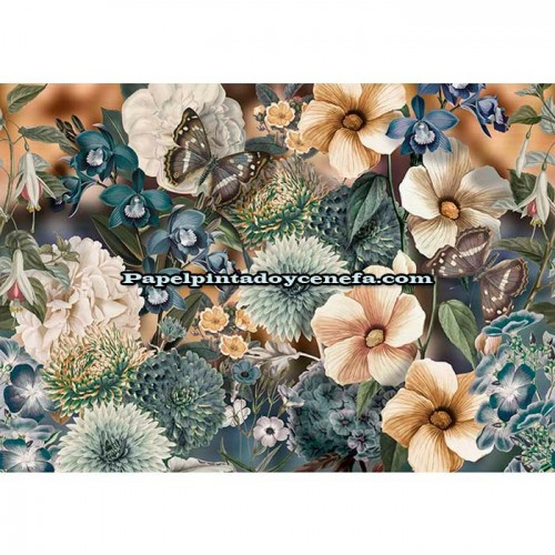 Mural FLORAL UTOPIA Referencia  M-INK7576.