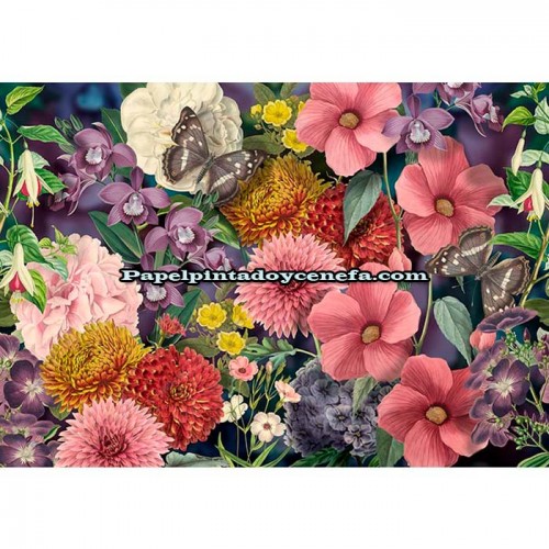 Mural FLORAL UTOPIA Referencia  M-INK7577.