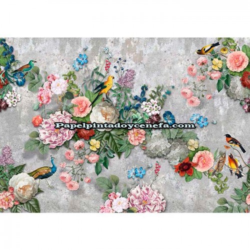 Mural FLORAL UTOPIA Referencia  M-INK7578.