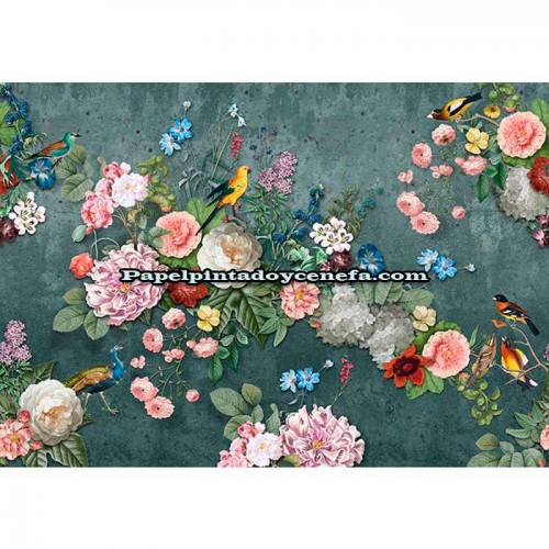 Mural FLORAL UTOPIA Referencia  M-INK7579.
