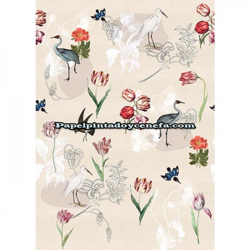 Mural FLORAL UTOPIA Referencia  M-INK7586.
