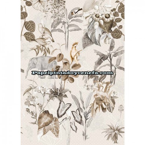 Mural FLORAL UTOPIA Referencia  M-INK7590.