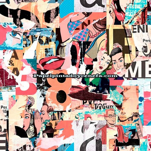 Rollo Papel Pintado POP ART Referencia  POP31.
