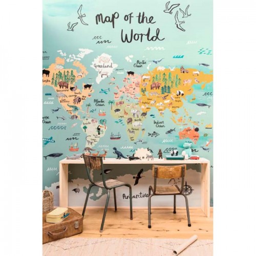 Mural AUTOUR DU MONDE Referencia  M-ADM-103604501.