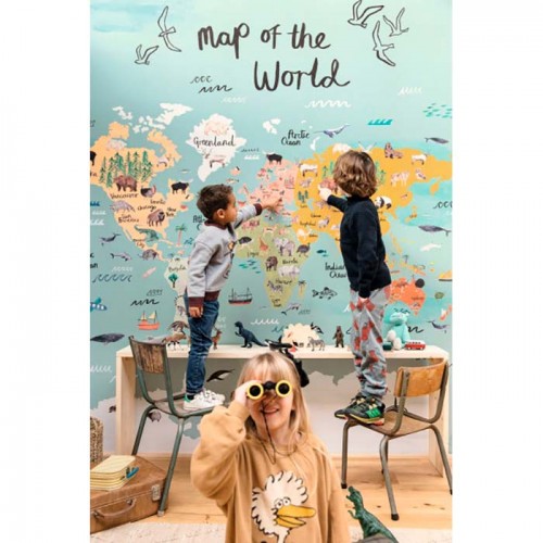 Mural AUTOUR DU MONDE Referencia  M-ADM-103604501.