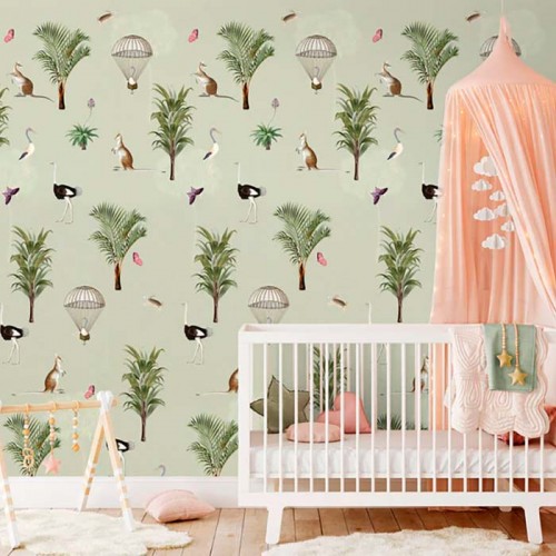 Mural OLIVE & NOAH Referencia  M-INK7804.