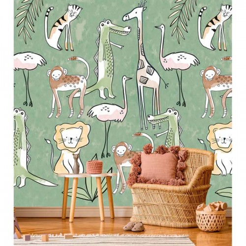 Mural OLIVE & NOAH Referencia  M-INK7809.