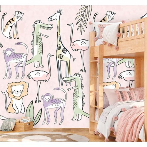 Mural OLIVE & NOAH Referencia  M-INK7810.