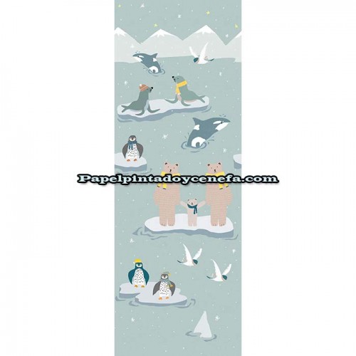 Mural OLIVE & NOAH Referencia  M-INK7821.