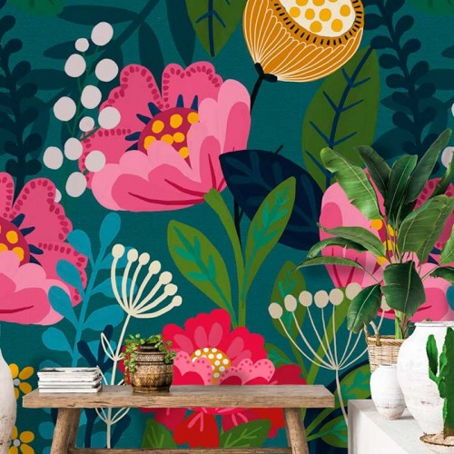 Mural DREAMING OF NATURE Referencia  M-INK7756.