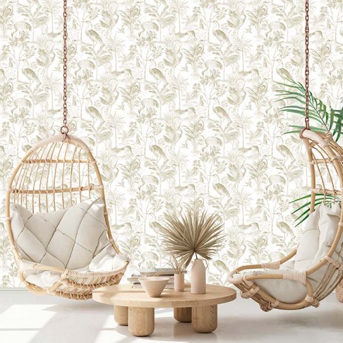 Rollo Papel Pintado TROPICANA HOME Referencia  011-TROPI.