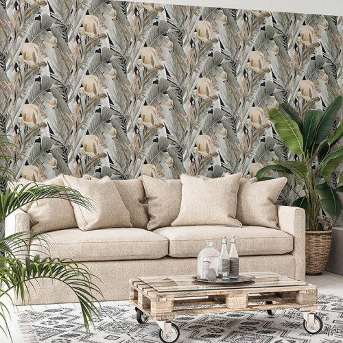 Rollo Papel Pintado TROPICANA HOME Referencia  033-TROPI.