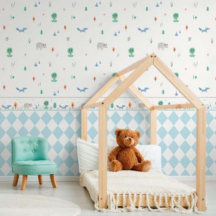 Rollo Cenefa Papel Pintado Ho Lala Referencia  C-257-1460C.