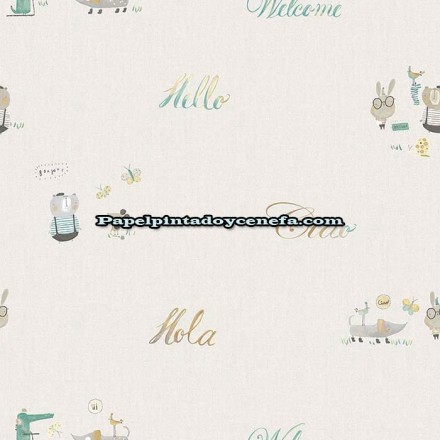 Rollo Papel Pintado Ho Lala Referencia  257-1434.