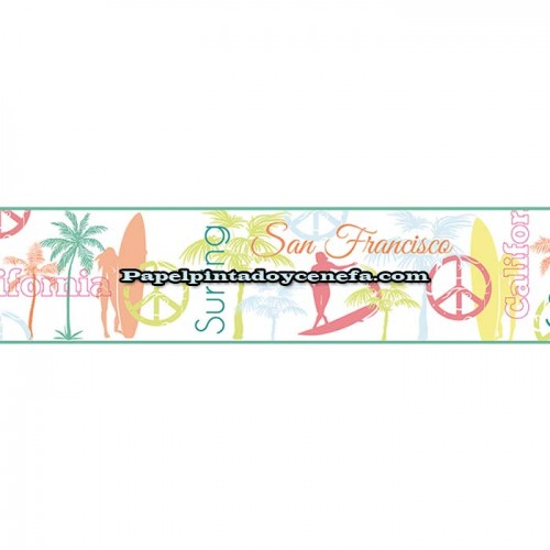 Rollo Cenefa Papel Pintado CENEFAS FDC 2026 Referencia  C-CEJ024.