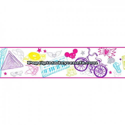 Rollo Cenefa Papel Pintado CENEFAS FDC 2026 Referencia  C-CEJ034.