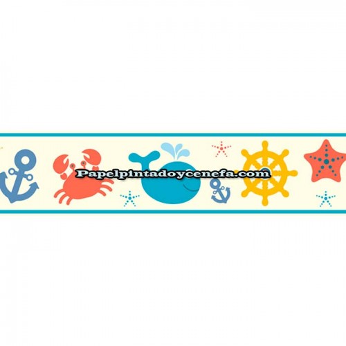 Rollo Cenefa Papel Pintado CENEFAS FDC 2026 Referencia  C-CEI008.