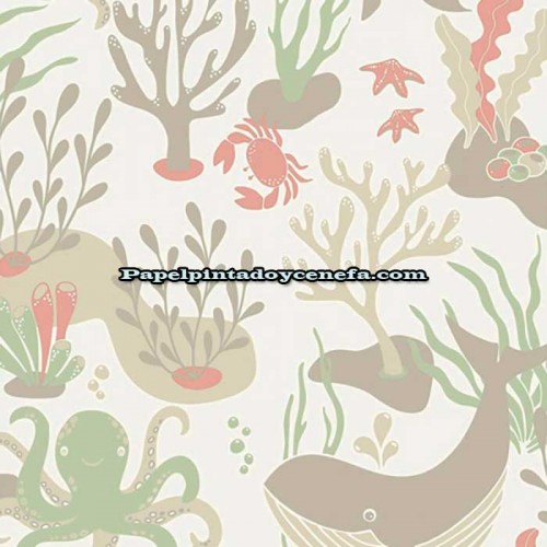 Rollo Papel Pintado HAV & LAND Referencia  611-01.