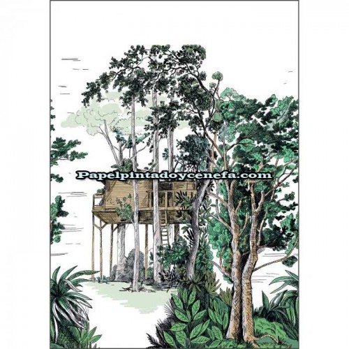 Mural GREEN LIFE II Referencia  M-GNL-105420404.