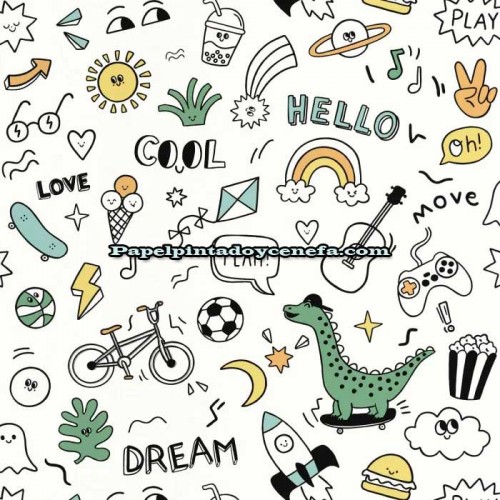 Rollo Papel Pintado LES MINIS MONDES Referencia  MNM-105834527.