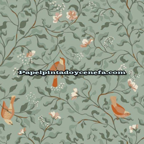 Rollo Papel Pintado FLORA REDESA Referencia  534-02.