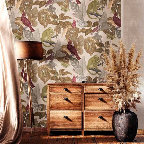Rollo Papel Pintado FLORA GESTERA Referencia  18504.