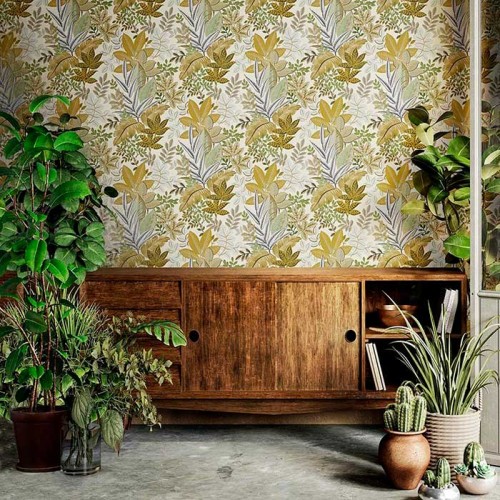 Rollo Papel Pintado FLORA GESTERA Referencia  18507.