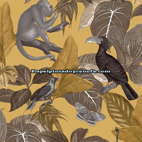 Rollo Papel Pintado FLORA GESTERA Referencia  18502.