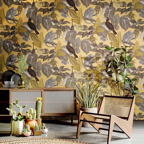 Rollo Papel Pintado FLORA GESTERA Referencia  18502.
