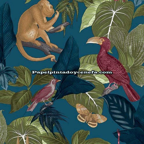 Rollo Papel Pintado FLORA GESTERA Referencia  18503.